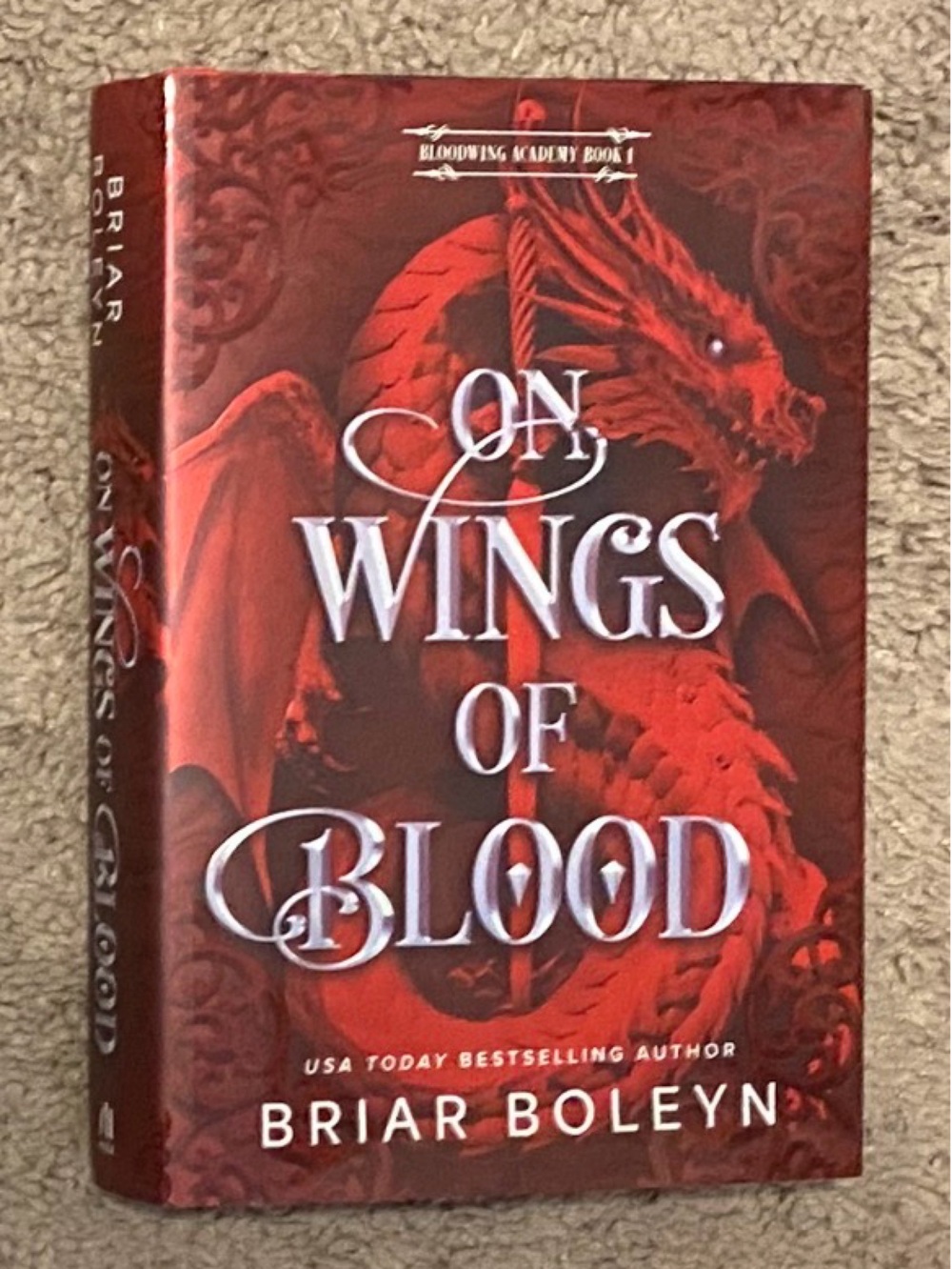 On Wings of Blood by Briar Boleyn Hardcover